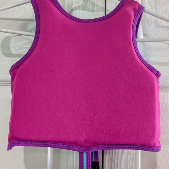 SwimSchool Kids Swim Trainer Vest Foam UPF 50 Pink Ages 2–4 Max 33 lbs, Level 2 - Picture 6 of 13